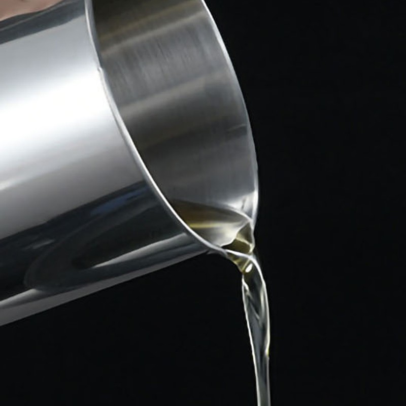 Oil Container Grease Pot Stainless Steel Strainer Large Capacity for