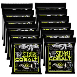 12 PACK Ernie Ball Cobalt P02721 Regular Slinky Electric Guitar Strings