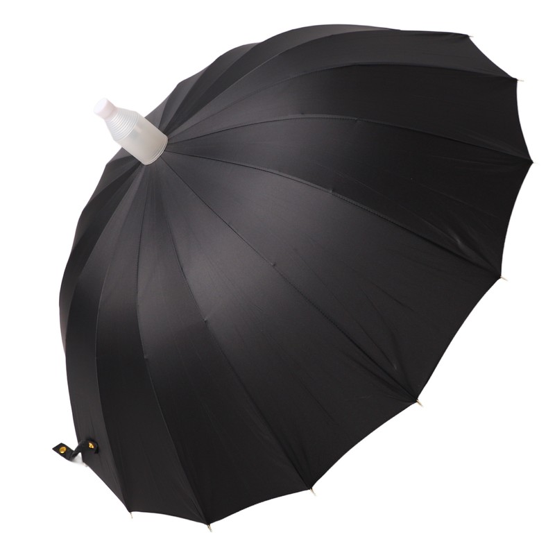 Large Umbrella Automatic Open 16 Ribs Waterproof with Cover Long