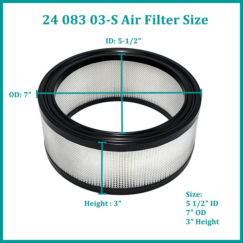 Toolyuan 24 083 03-S Air Filter Tune up Kit for