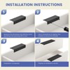 Peaha 10 Pack Kitchen Cabinet Handles 5 inch Black Pulls
