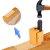 Aluminium Alloy Square Embedded Hinge Door Lock Groove Angle Chisel