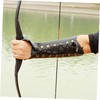Kisangel Gloves for Men Archery Arm Guard Leather Forearm Protector