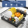 SNTD Dish Drying Rack for Kitchen Counter - Large Dish