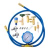 AC R134A Refrigerator Freon Recharge Kit including R134a Piercing Self-Sealing