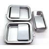 Chrome Outside Exterior Full Door Handles 3-PC Set Includes Driver