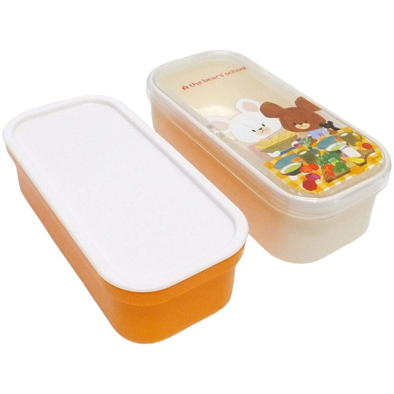 Square Bear School 2-Tier Lunch Box KS21-4 The Bears School