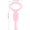 Peine para Pestañas de Plástico Rosa Guía para Rímel y