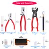Glass Cutting Tool Set with Pliers, Oil and Storage Case,