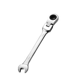 cSeao 7mm Flex-Head Ratcheting Combination Wrench 72-Teeth, Cr-V Constructed, Chrome Plating