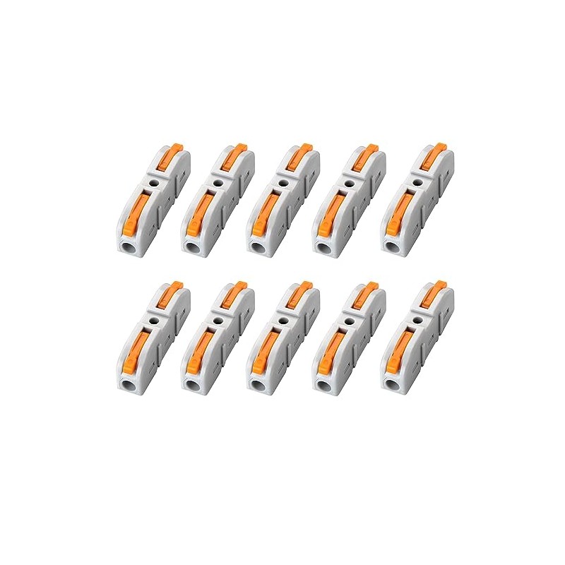 60 Pieces Lever Nuts Wire Connectors, 1 to 1 Inline