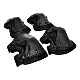 Rodilleras Coderas Tácticas 4 Piezas, Juego De Rodilleras Coderas Para Adultos, Paquete De Protectores Para Patineta, Ciclismo, Patinaje, Protecciones Rodilleras Táctica Militar, Tpu Duraderas
