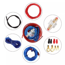 mrshield2020 1500W 8 Gauge Car Audio Cable Kit Amplifier Install Amp RCA Subwoofer Wiring