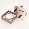 COAI Unisex Energy Bracelet Solar System Bracelet Made of Gemstones,