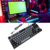 Gaming Keyboard 87 Keys ABS Keycaps RGB Backlit Contrast Color
