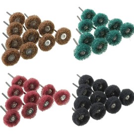 Bestgle 25 mm Sanding Disc, Polishing Disc, Abrasive Polishing Wheels, 40 Pieces, Nylon Polishing Accessories for Rotary Tools, Small, Good Polishing Effect, High Efficiency