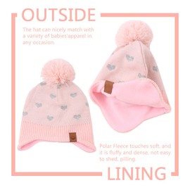 XIAOHAWANG Baby Knitted Winter, Boy’s Warm Children's Hat, Beanie Hat, Thick Winter Hat for Autumn, Winter