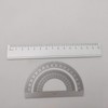 Accod Aluminum Alloy Ruler Set Stainless Steel Scale Ruler Math