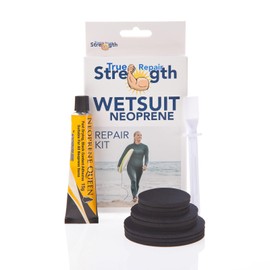 Repair Kit For Wetsuit Drysuit - Neoprene Fishing Waders - Waterproof Glue And Neoprene Patches Included - Heavy Duty Long Lasting Fix