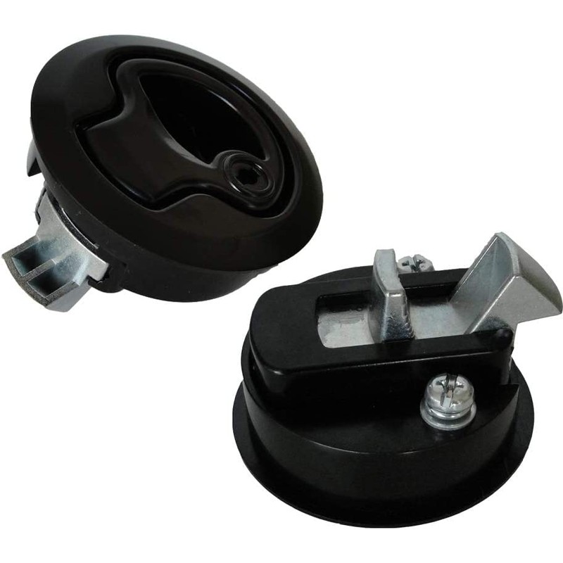 WJSKDQ 4PCS Boat Hatch Handle Round Boat Latches Flush Pull