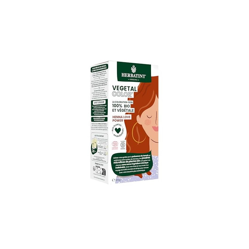 Herbatint Vegetal Color Bio 100g - Henna Love Power