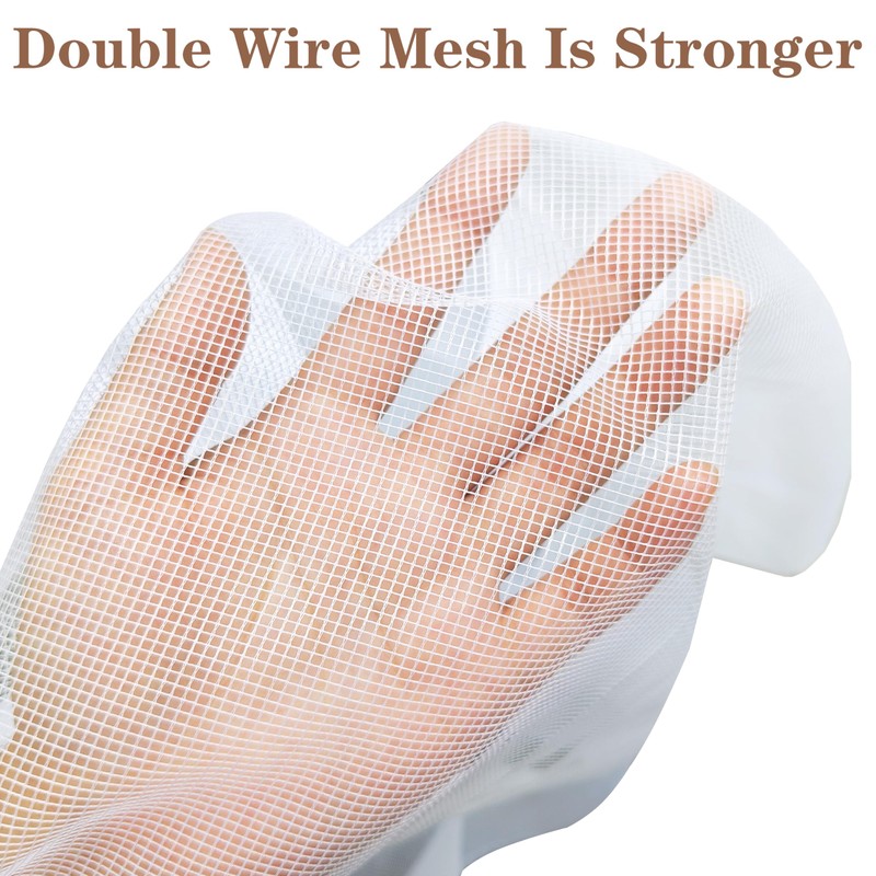 SCOCANOPY Replacement Mesh sidewall for Most 12x12 Canopy Or Gazebo,(White)