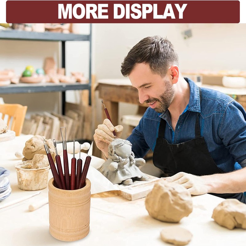 LINPHCEY 6-Piece Clay Sculpting Tools Set Perfect for Polymer Air