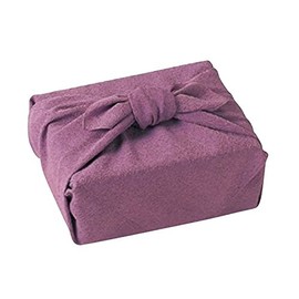 [Sanyo Shoji] Furoshiki 27.6 inches (70 cm), Washable Furoshiki, Crepe Furoshiki, Polyester, Solid Color, Beautiful Crepe Furoshiki, 32-7: noddy (purple)