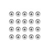 sourcing map Precision Balls 1/2" Solid Chrome Steel G25 for