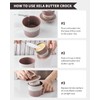 XELA Ceramic Butter Crock, The Original Reactive Two-Colour Glaze, Butter