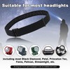 Elastic Headtorch Strap, Head Torch Strap Replacement Headband Headlamp Comfort