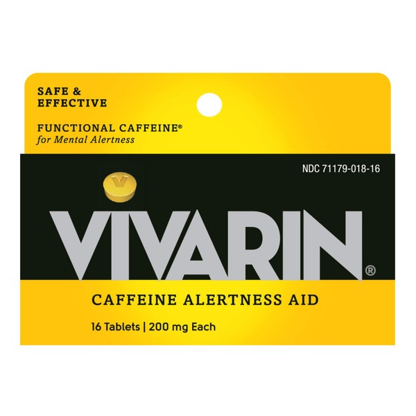 Vivarin, Caffeine Pills, 200mg Caffeine per Dose, Safely and Effectively