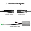 Electric Bike Motor Conversion Cable 9 Pin Convert Extension Cable