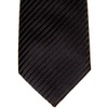 Retreez Woven Pre-tied Boy's Tie with Stripe Textured - Black