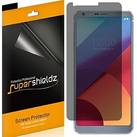 Supershieldz (2 Pack) (Privacy) Anti Spy Screen Protector Shield Designed for LG G6, G6 Duo and G6 Plus