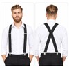 Men’s Adjustable Work Suspenders – 2-Inch Wide Elastic Straps with