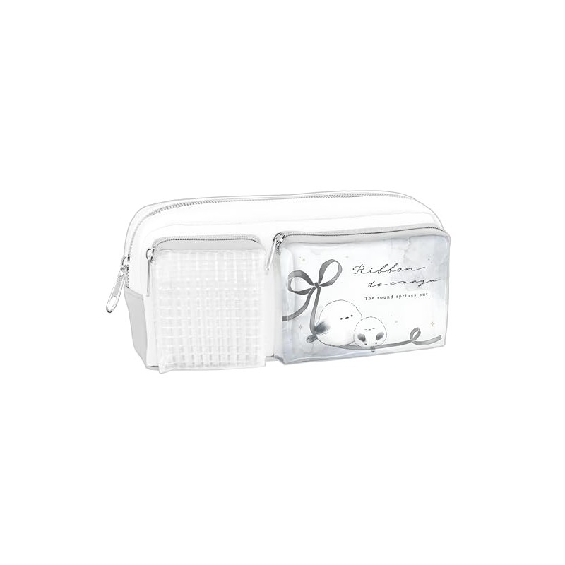 Q-LiA 03113 Coolia Pen Pouch W Clear Pocket Pen Pouch