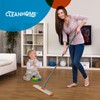 CLEANHOME Microfiber Mop Floor Dust Mop with Extendable Long Handle,