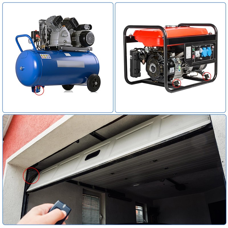 sourcing map M10 Thread Rubber Mounts, Vibration Isolators, Cylindrical Shock