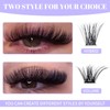 DIY Lash Clusters D Curl Fluffy Wispy Eyelash Extensions