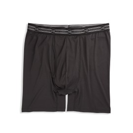 Harbor Bay by DXL Men's Big and Tall Tech Stretch Solid Boxer Briefs Black 5XL