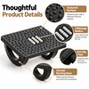 Ergonomic Rocking Footrest for Under Desk Use – Textured Massage