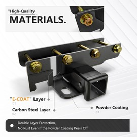 YZONA for Jeep Wrangler Tow Hitch Trailer Kit with 4-Pin Wiring Harness Compatible with 2007-2018 Jeep Wrangler JK JKU Hitch Receiver with Cover, 2 Inch Rear Bumper Towing Combo (2/4 Doors Unlimited)