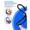 Hydraulic Log Splitter Cylinder Rebuild Seal Kit for 4.0"Bore x