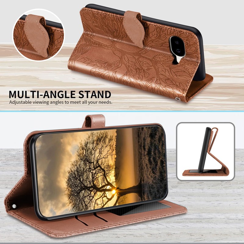 Varohix Wallet Case for Google Pixel10a 2026,Short Strap Lanyard for