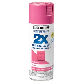 Rust-Oleum 334025 Painter's Touch 2X Ultra Cover Spray Paint, 12 oz, Gloss Berry Pink