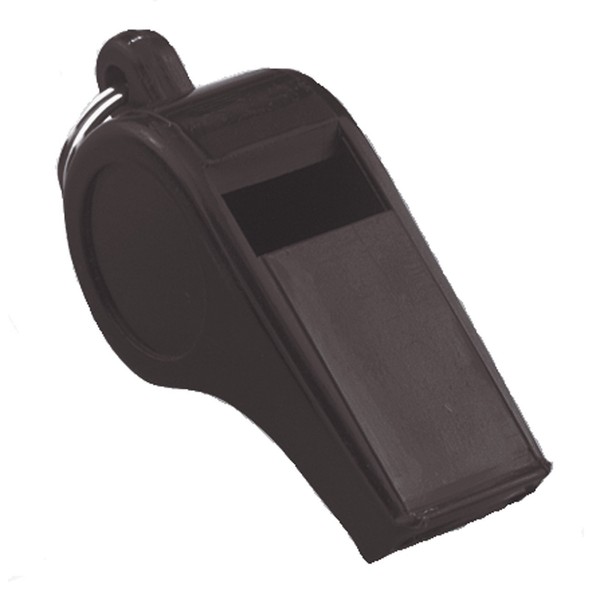 Markwort Medium to High Pitch Plastic Whistle (1 Dozen), Black