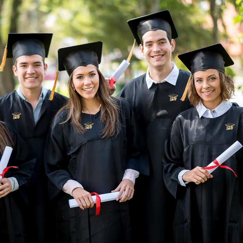 SAFIGLE Pack of 5 Graduation Hat Brooch 2025 Graduation Hat