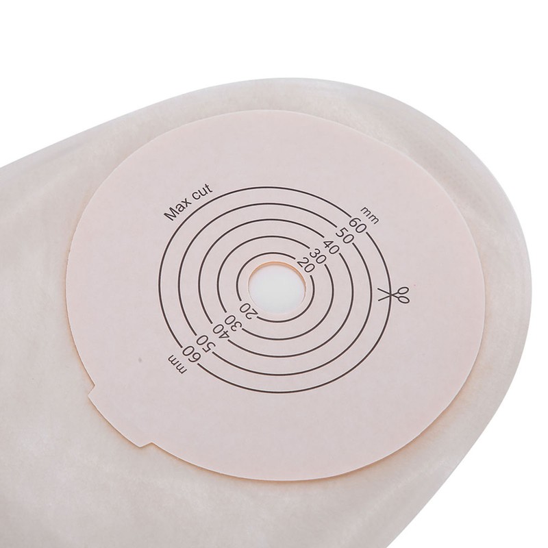 10pcs OnePiece Silicone Colostomy Bag SkinFriendly Ostomy Bag Pouch for