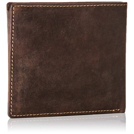 VISCONTI GENTS OIL BROWN LEATHER BIIFOLD WALLET 707